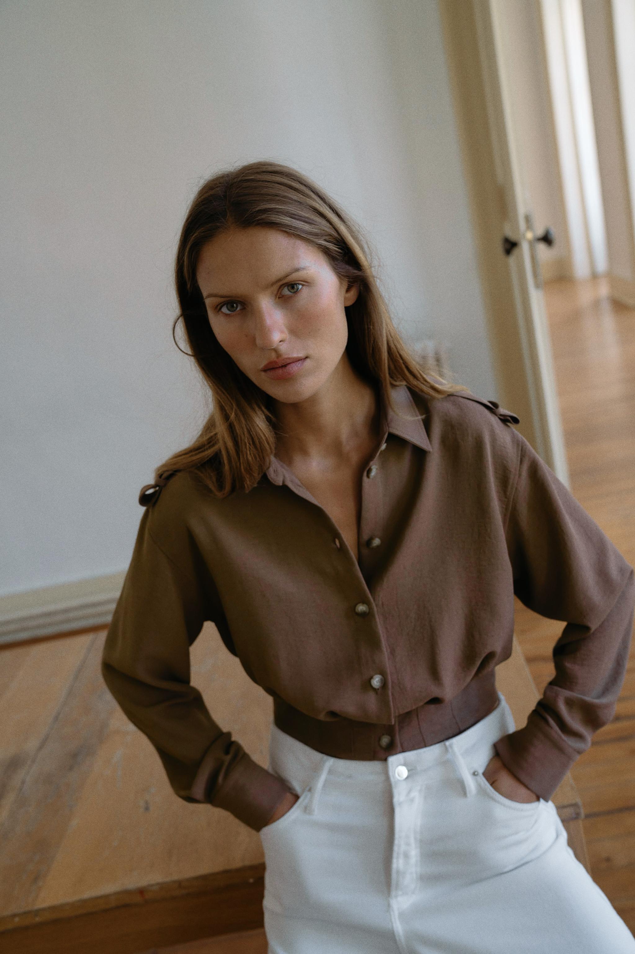 CHEMISE COURTE À PATTES